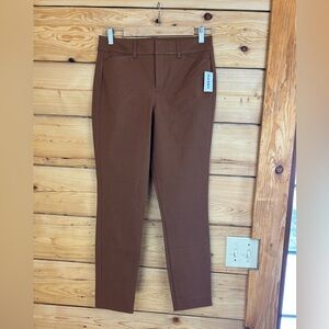 Old Navy High Rise Pixie Skinny Women’s Size 6 Brown Pants Secret Smooth Pockets